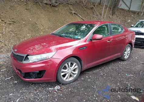 2013 Kia Optima Lx из США, поврежденный, VIN 5XXGM4A71DG126720